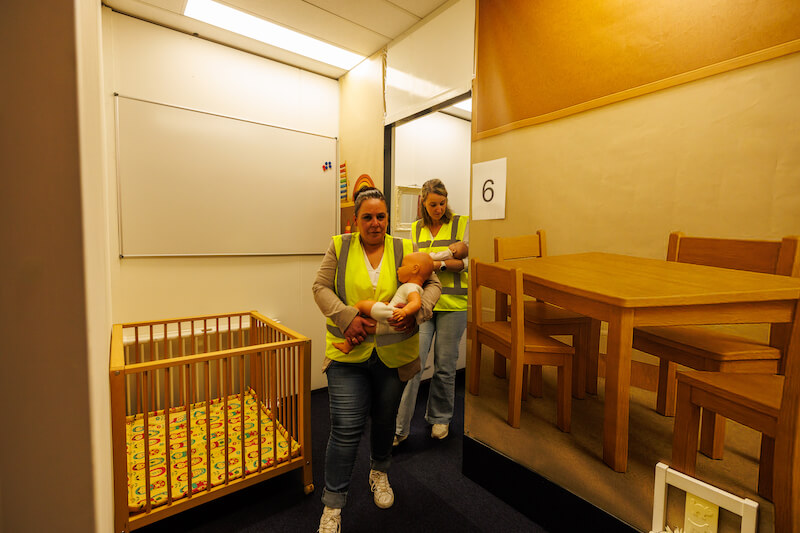 BHV met kinderen