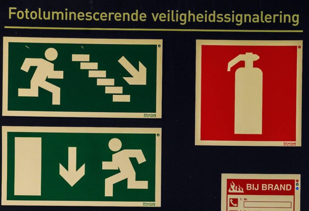 Veiligheidssymbolen volgens nen norm